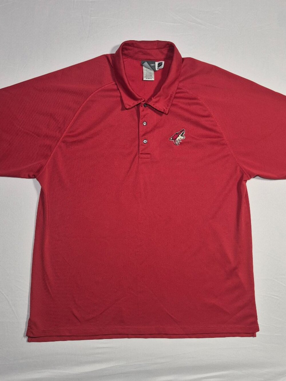 Reebok Arizona Coyotes NHL Center Ice Polo Shirt Men's Size XL Maroon Red Golf